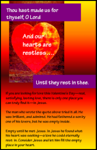 Valentines Day Bulletin insert #1