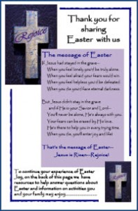 Easter Church Bulletin