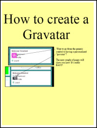 HOW TO CREATE A GRAVATAR