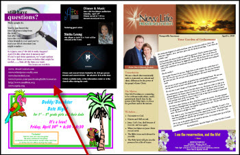 church bulletin inserts effective church communications