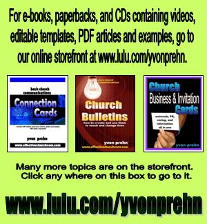 Link to Yvon Prehn Storefront to sell resource materials.