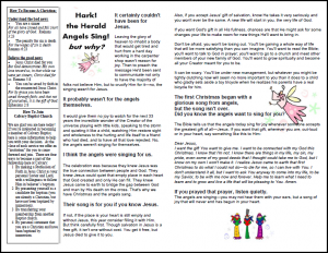 sample church bulletins