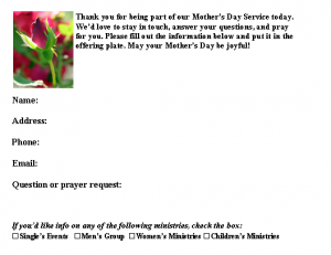 Mother's Day Connection Cards, 3