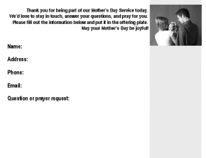 Mother's Day Connection Cards, 5