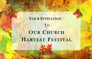 Church Fall Festival Invitation