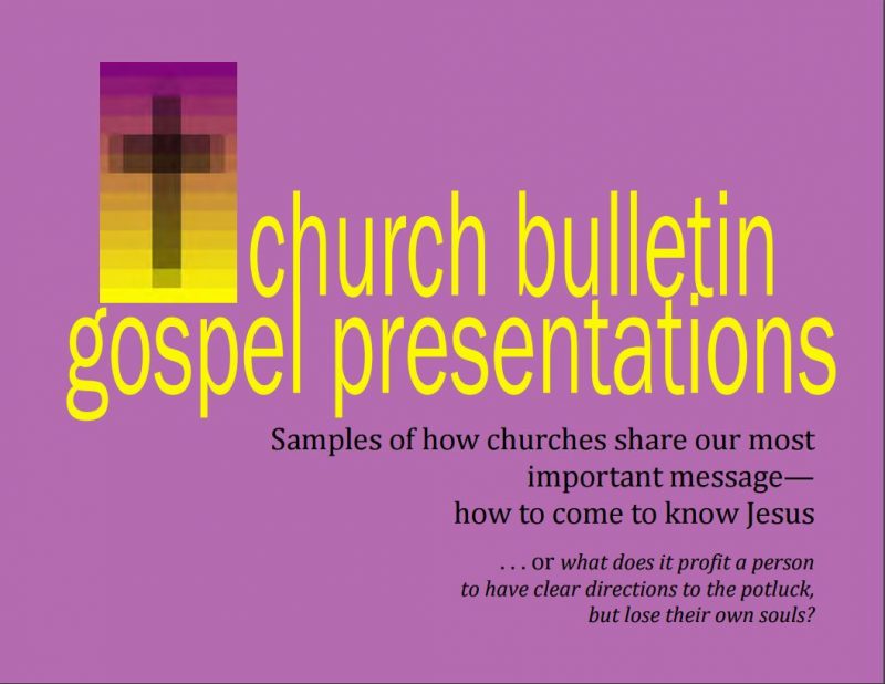 Gospel presentation verses image