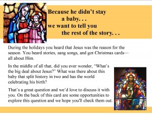 #1MS Pub Editable Because He didn't stay a baby FOLLOW UP POSTCARD #1MS Pub Editable Because He didn't stay a baby FOLLOW UP POSTCARD