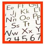 Letters need to be organized to communicate.