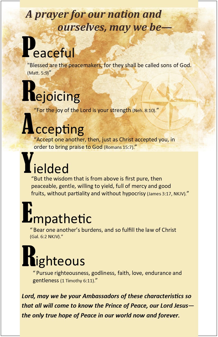 national day of prayer flyers and bulletin inserts for all church newsletter templates free
