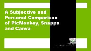 Comparison of PicMonkey, Canva, and Snappa