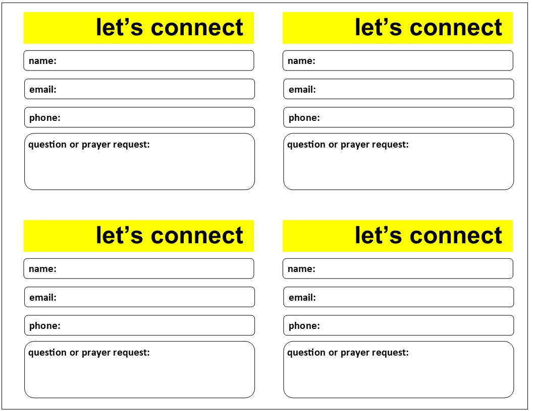 free-church-connection-cards-effective-church-communications